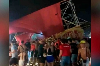 Un muerto y 21 heridos en el Medusa Festival de Valencia al caer varias estructuras por el viento