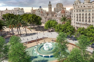 Así será la Plaza del Ayuntamiento de Valéncia