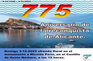 La ciudad de Alicante se ‘viste de fiesta’ para celebrar su liberación