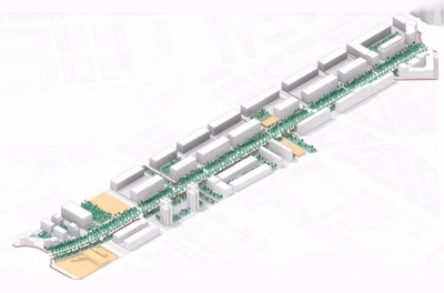 La avenida Ausiàs March de Valéncia pasará de ser una autovía urbana a un bulevar verde