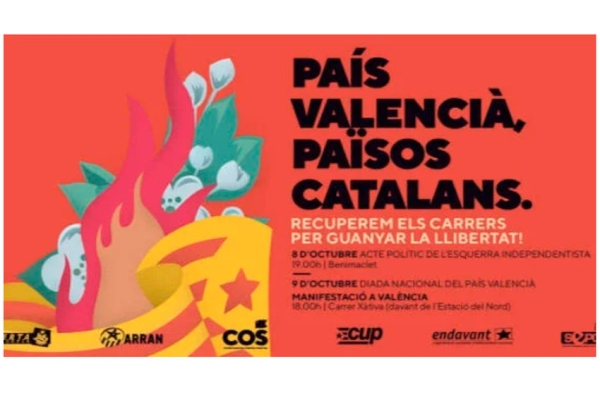 El pancatalanismo radical volverá a tensar las calles de Valéncia el 9 d’Octubre